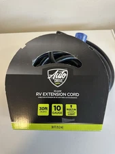 Auto Drive 30 AMP RV Extension Cord 30' 10 Gauge