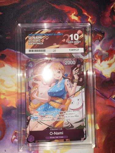One Piece Card ACE 10 O-Nami ST18-002 2025 Dash Pack English