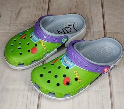 MWOT Crocs Toy Story Buzz Lightyear Disney Original Classic Clog M3/W5
