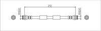 Metzger Bremsschlauch 4111807 FüR Fiat, Hinterachse Links, Hinterachse Rechts