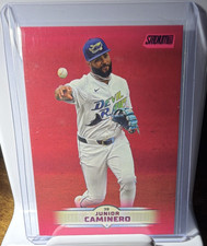 2025 Topps Stadium Club Junior Caminero #146 & Alcantara #120 Lot (2) Pink