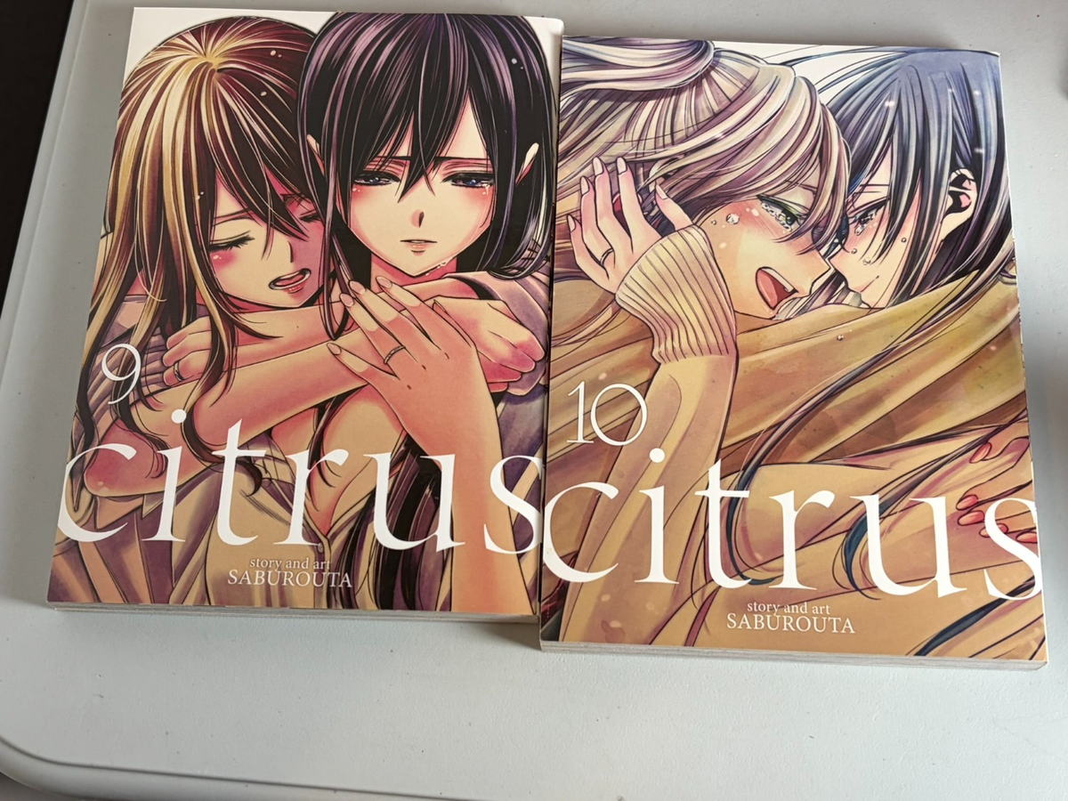 Citrus Manga Complete set vol 1 -10 English Yuri Lgbtq OOP | eBay