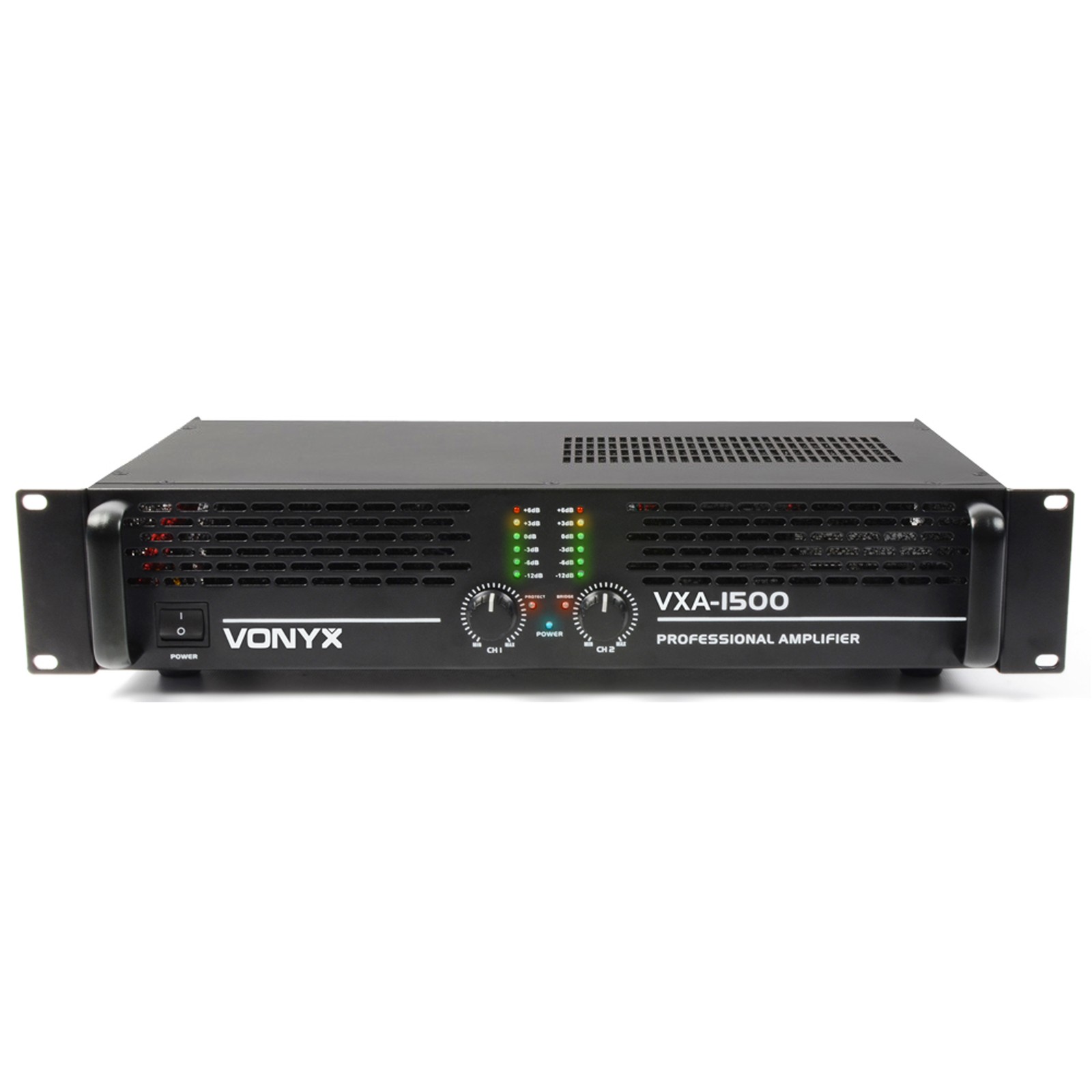 Vonyx VXA-1500 MKII PA Power Amplifier 1500W - High-Quality Sound System