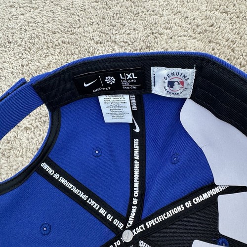 Toronto Blue Jays Nike Club Cap Team Logo L/XL Riemen Dri Fit weiß Swoosh Mütze - Bild 5 von 8