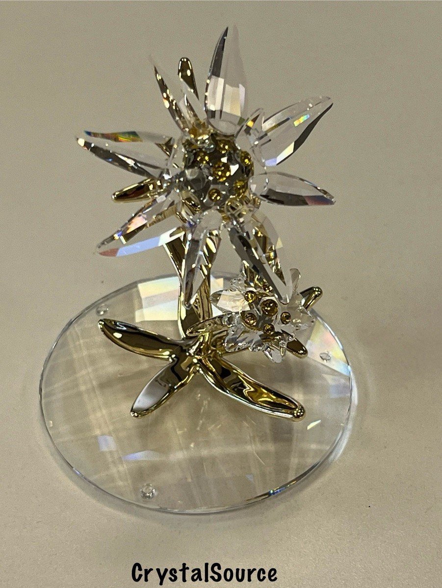 Swarovski Crystal Florere 130th Anniversary Bell Jar Flower