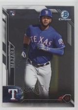 2016 Bowman Chrome Nomar Mazara #10 Rookie RC 8k4