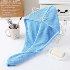 Quick-Dry Hair Towel for Women Long Hair, Soft High Absorbent Microfiber Dry Hai