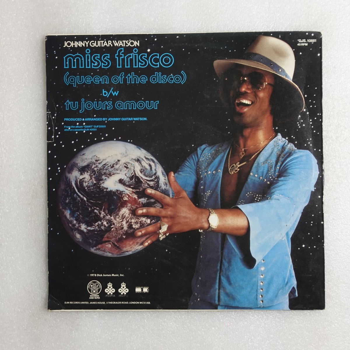 Johnny Guitar Watson Miss Frisco LP Vinyl Album Record Funk / Soul