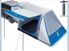 SUV Tent with Inflatable Pump, 30% More Space, Easy Set-up Car Tent for 6 Per...
