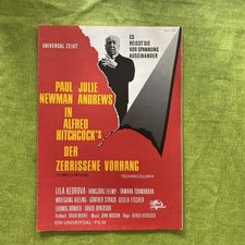 Universal Werberatschlag USA 1966  Der Zerrissene Vorhang R. Alfred Hitchcock