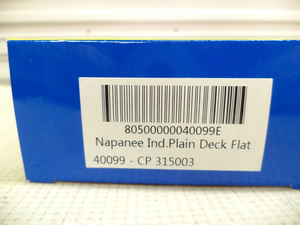 Wheels of Time 40101, Napanee Ind, Plain Deck Flatcar, Canadian Pacific 315025 - Image 2 of 2