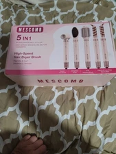 Mescomb 5-in-1 Hair Dryer Brush Set with High-Speed Brushless Motor, Diffuser