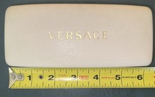 Versace Hard Shell Glasses/Eyeglasses/Sunglasses Case Clamshell White