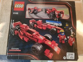 LEGO Racers 8168 Ferrari Victory, Manual, Box & and extra Television Crew Bonus