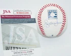 ANDRUW JONES Braves Signed HOF logo MLB BASEBALL + JSA Witness COA
