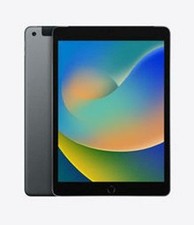 APPLE iPad 9th Gen A2603 10.2" 64GB Wi-Fi Cellular Gray iOS -Good