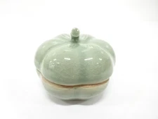 7613683: JAPANESE TEA CEREMONY / KOGO INCENSE CONTAINER / CELADON GLAZE / ARTISA