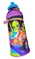 Vintage Lisa Frank Aliens Water Bottle Zoomer And Zorbit Rare