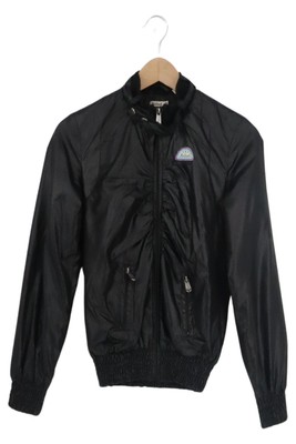 KILLAH Damen Sweatjacke Gr. 36/S Schwarz Casual Strukturmuster Reißverschluss