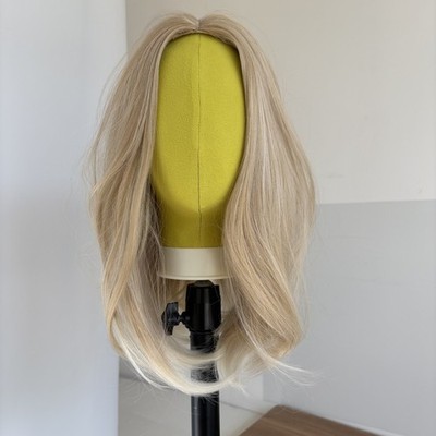 Blended Blonde Short Straight Heat Resistant Synthetic Hair Cosplay Party Wigs