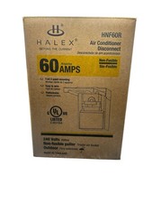 HALEX HNF60R 60 Amp Non-Fusible Air Conditioner Disconnect Switch - NIB