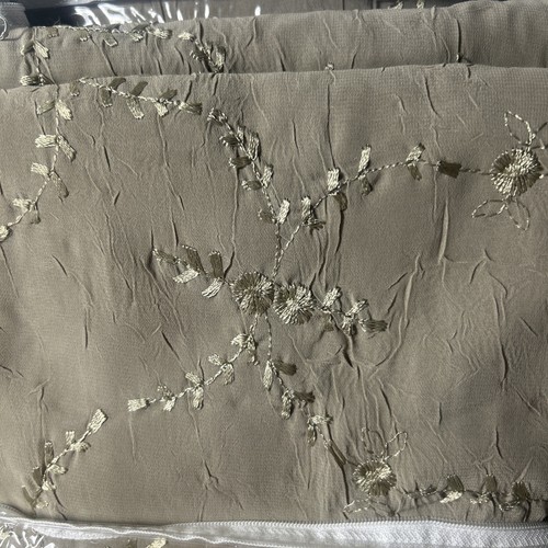 JC Penney 6 Utopia Rod Pocket Panel Curtains 49” X 84” +3 Waterfall Valances NEW - Picture 16 of 20