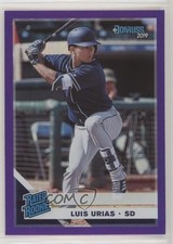 2019 Panini Donruss Rated Rookie Holo Purple Luis Urias #45 Rookie RC b1p