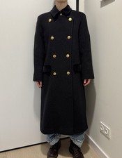 DDP Vintage 80s Christian Dior Wool Women's Coat Double Breasted Jacket sz US-12