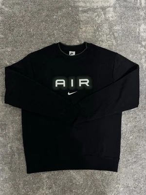 Pull Nike Noir logo Green- Taille XS- Neuf - Authentique - Photo 1/4