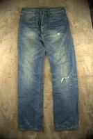 Vtg Levis 501XX Big E Jeans Turkey Made Button Redline Mens Distressed