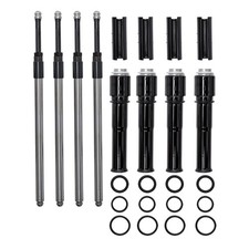 S&S Pushrod Quickee St&ouml;&szlig;elstangen u. Cover Set schwarz f. Harley Milwaukee Eight