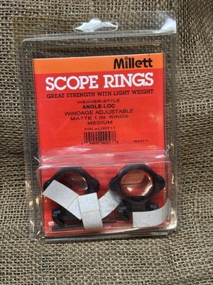 Millet Scope Rings 1  Weaver Style 59C