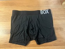 Box menswear black boxer shorts Medium