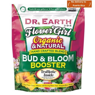 Flower Girl Premium Bud&Bloom Booster Plant Food,3-9-4Fertilizer,4lb. new