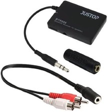 Bluetooth Audio Receiver Wireless - 3.5mm Jack Adapter for Speakers Rechargeable