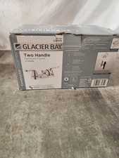 Glacier Bay Constructor 4" Double Handle Bathroom Faucet Chrome