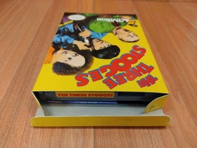 Gem MINTY BOX CIB Three Stooges complete in nintendo nes collector CLEAN lot VGC