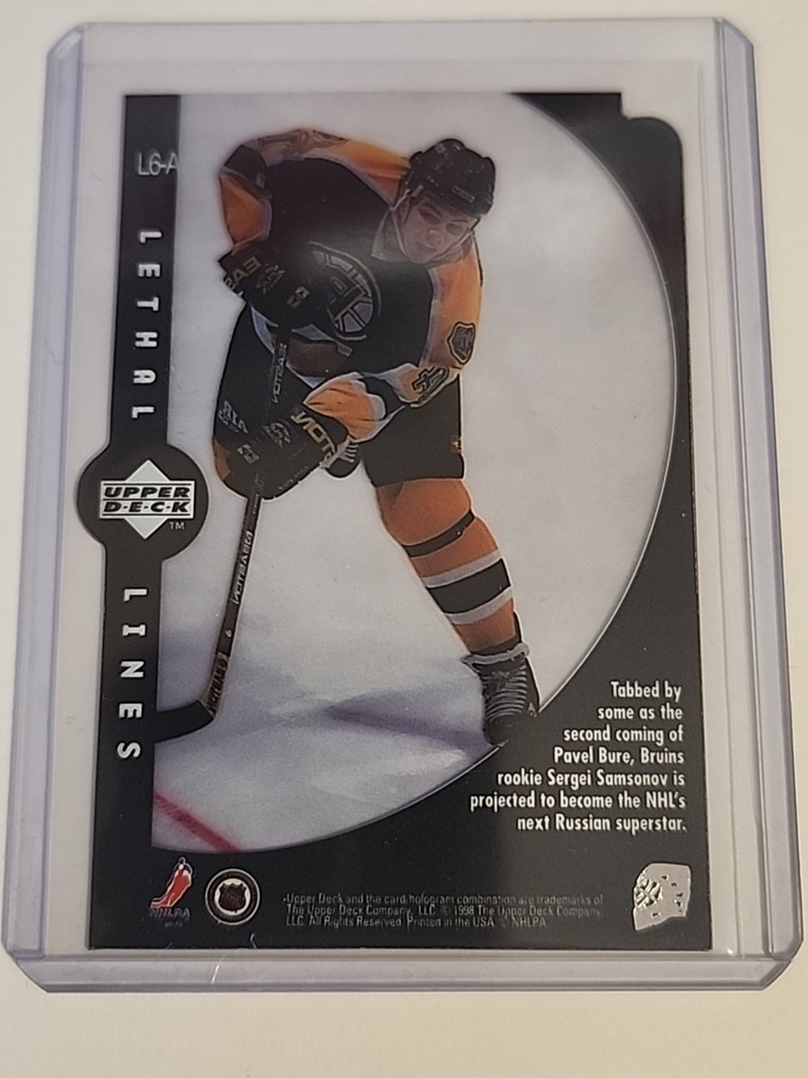 1997-98 Upper Deck Ice - Lethal Lines Sergei Samsonov #L6-A | eBay