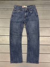 Levis 514 Jeans Slim Straight Womens Size 18 REG 29X29 Blue Medium Wash