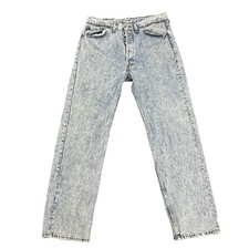 Vtg 80s Levi  s 501 Button Fly Jeans Acid Wash, 34x32
