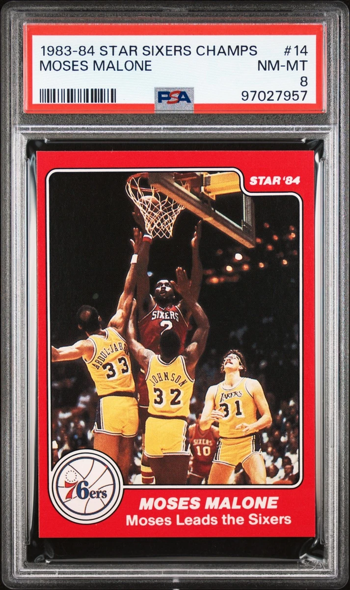 1983-84 Star Philadelphia 76ers 1982-83 NBA World Champions