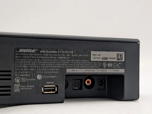 BOSE SOLO SOUNDBAR II BLK 120V AST CLUB Bluetooth TV Speaker - Black