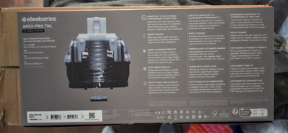 SteelSeries Apex Pro TKL Mechanical Gaming Keyboard - UK English - Image 2 of 4