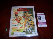 BOB GIBSON,DENNY MCLAIN CARDINALS,TIGERS JSACOA SIGNED SPORTS ILLUSTRATED
