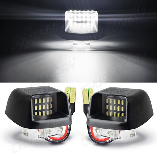 For Nissan Frontier 1 Pair License Plate Light Rear Bumper Lamp Housing Cover - Picture 12 of 24
