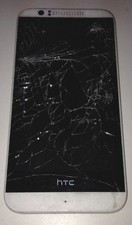 HTC Desire 510 4G LTE White Boost Mobile Android Cracked Screen for Parts