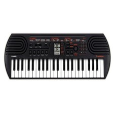 Casiotone Mini Keyboard SA-81 with Piano tones, Black with 44 Keys