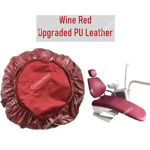 1 Set Coprisedia Dentale PU Pelle/Panno Unità Manica Protezione Impermeabile Clinica - Foto 19 di 21