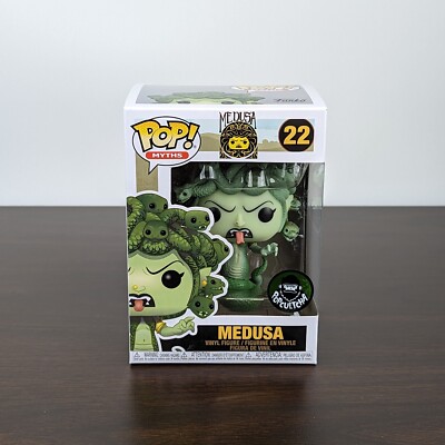 ジャマイカン FUNK REGGAE H2O MEDUSA KOCO レア Funko Pop Myths MEDUSA #22 - Popcultcha Sticker AUTHENTIC with Pop
