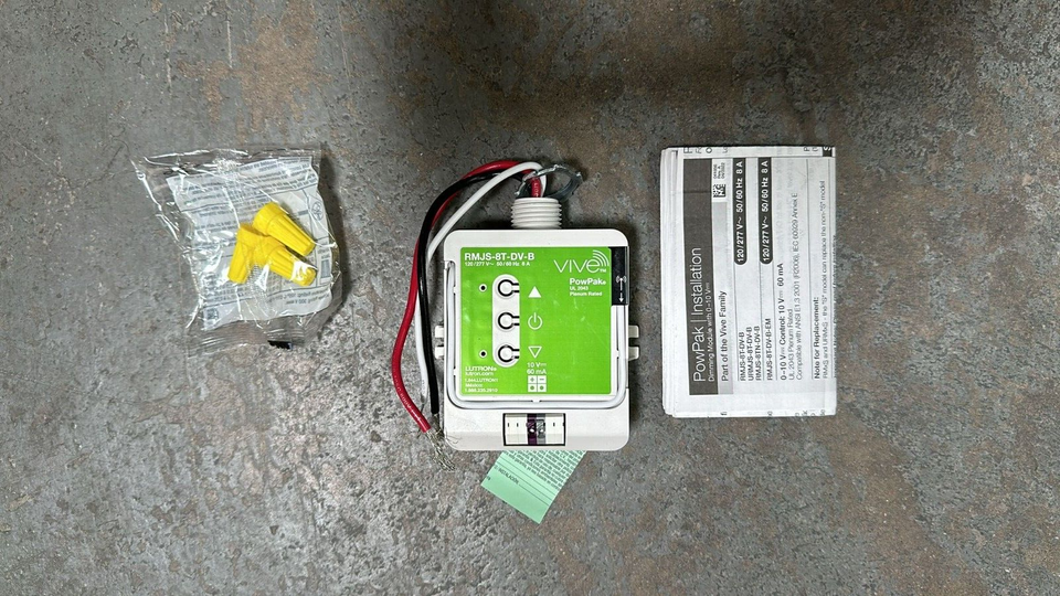 Lutron RMJS8TDVB Vive PowPak Dimming Module has Voltage Rating of